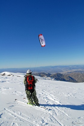 snowkite en sierra nevada (espagne) - j.josserand