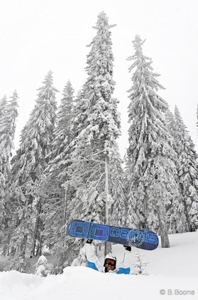 Johann Civel - Snowkite en Bosnie - Jahorina