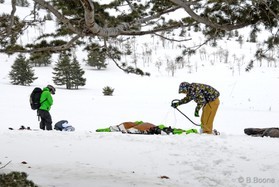 Johann Civel - Fabio Ingrosso - snowkite au Liban