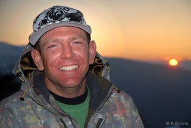 fabio ingrosso - snowkite en Grece - kaimaktsalan