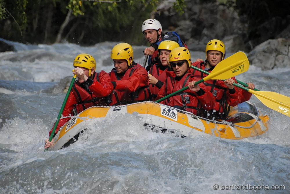 rafting sur la romanche,hautes alpes,france