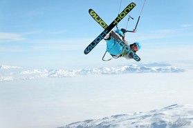 Fabio Ingrosso - snowkite en Macedonia - Popova Shapka