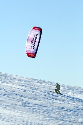 snowkite en sierra nevada (espagne) - j.josserand
