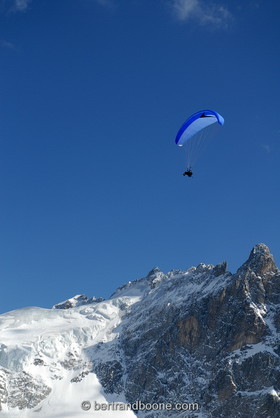 parapente a La Grave La Meije (05) France