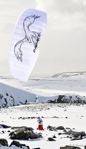 Jérome Josserand - snowkite en Islande
