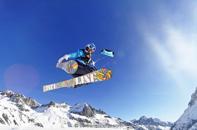 Kari Schibevaag - Snowkite Masters 2012 - col du Lautaret (05) France