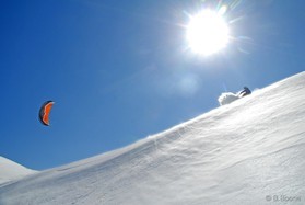 snowkite en Slovénie -Vogel - johann Civel