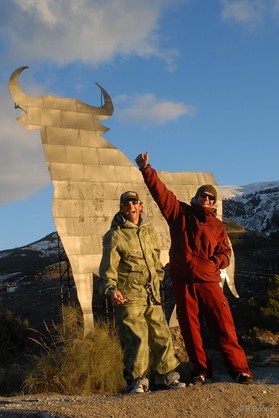snowkite en sierra nevada (espagne) - j.josserand et f.ingrosso